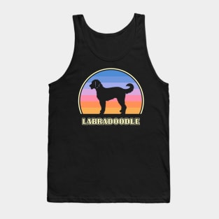 Labradoodle Vintage Sunset Dog Tank Top